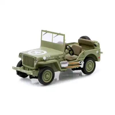 Jeep Willys MB C7 1944 US Army Greenlight Escala 1/43 Verde Metal