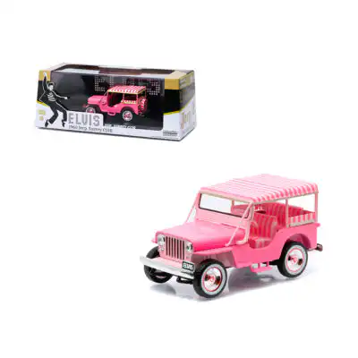 Jeep Surrey CJ3B 1960 Elvis Presley Greenlight Escala 1/43