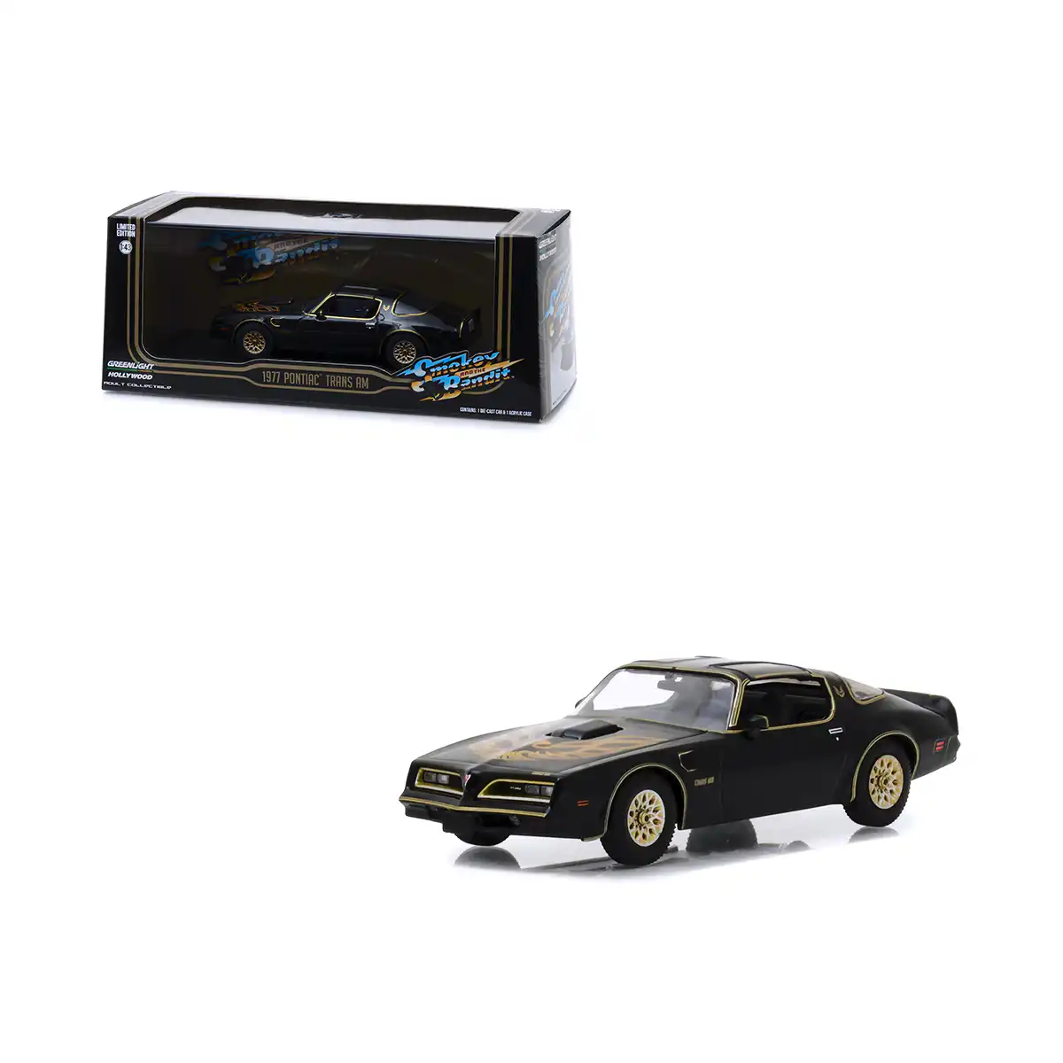 86513Pontiac1 Pontiac Trans AM 1977 Smokey and the Bandit Greenlight 1/43 - Imagen 1