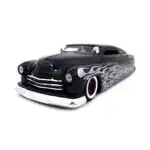 Mercury 1951 Custom Flamas Big Time Negro Jada Escala 1/24 - Imagen 8