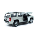 Chevrolet Tahoe 2008 SUV Plata Welly NEX Escala 1/24 - Imagen 8