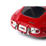 Toyota 2000 GT 1967 Clásico Rojo Jada Escala 1/24 Sin Caja - Imagen 6