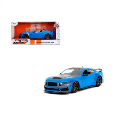 Ford Mustang Dark Horse 2024 Azul Big Time Jada Escala 1/24