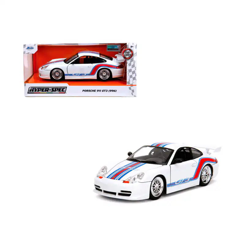 Porsche 911 GT3 (996) Hyper Spec Blanco Jada Escala 1/24