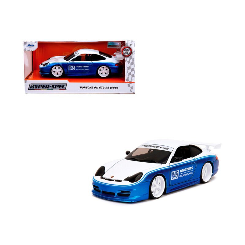 Porsche 911 GT3 RS (996) Hyper Spec Toyo Tires Jada Escala 1/24