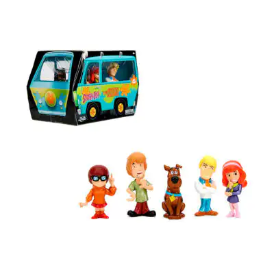Scooby Doo Mystery Machine Set 5 Piezas Jada Toys Metalfigs