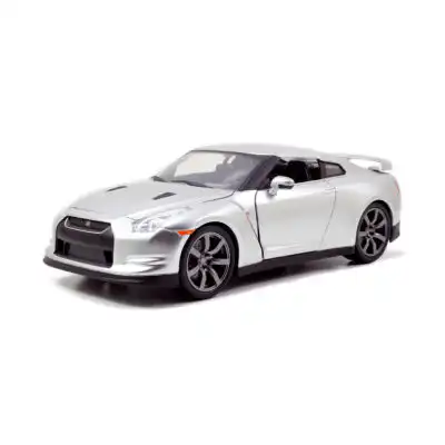 Nissan GTR R35 Brian Rápido y Furioso Plata Jada 1/24 Sin Caja