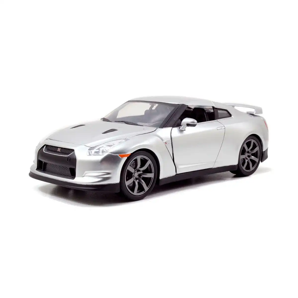 97213GTR3 Nissan GTR R35 Brian Rápido y Furioso Plata Jada 1/24 Sin Caja