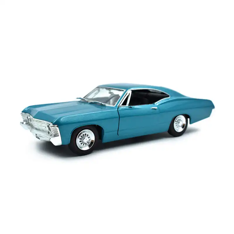 Chevy Impala Hard Top 1967 Showroom Azul Jada 1/24 Sin Caja