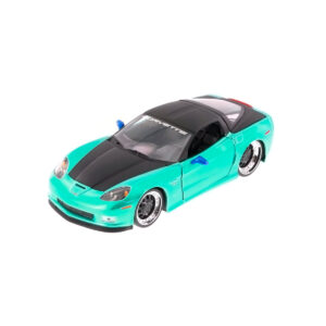 Chevy Corvette Z06 2006 Big Time Muscle Azul Jada 1/24 Sin Caja