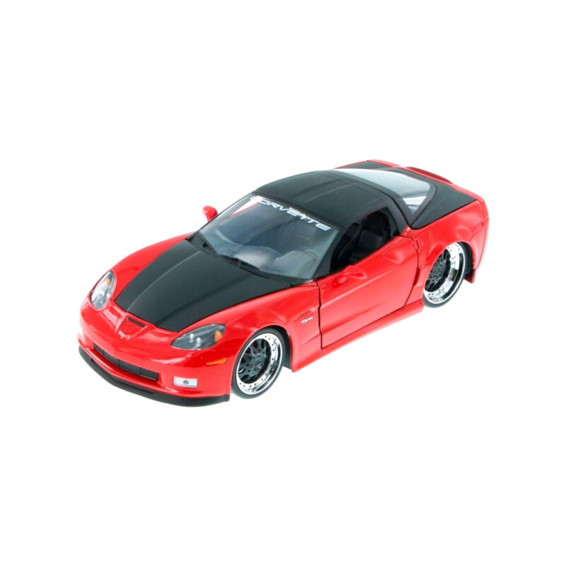 Chevy Corvette Z06 2006 Big Time Muscle Rojo Jada 1/24 Sin Caja