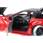 Chevy Corvette Z06 2006 Big Time Muscle Rojo Jada 1/24 Sin Caja - Imagen 7