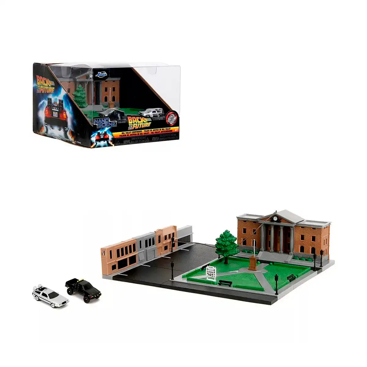 34804Future Diorama Volver Al Futuro Delorean Palacio De Justicia Jada Nano