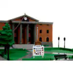 Diorama Volver Al Futuro Delorean Palacio De Justicia Jada Nano - Imagen 9