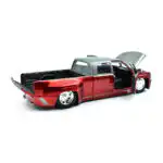 Chevrolet Silverado Dually 1999 Just Trucks Rojo Jada 1/24 - Imagen 8