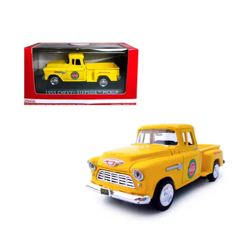 Chevy Stepside Pickup 1955 Coca Cola Motor City Escala 1/43
