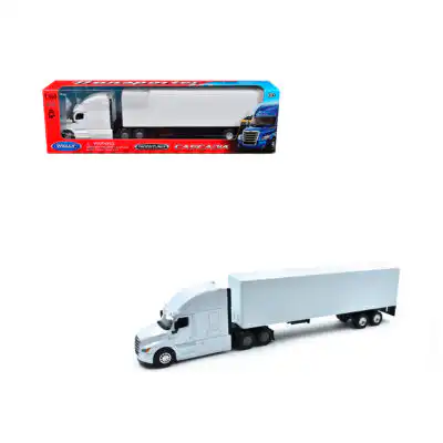 Freightliner Cascadia Tráiler con Caja Welly Escala 1/64 WH