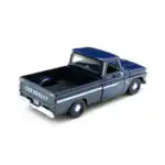 Chevy C10 Fleetside Pick Up 1966 Azul Motor Max Escala 1/24 - Imagen 7