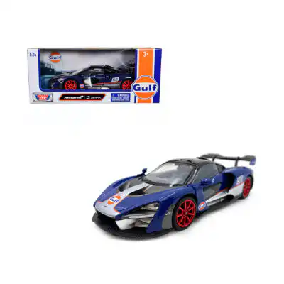 McLaren Senna Gulf Timeless Legends Motor Max Escala 1/24
