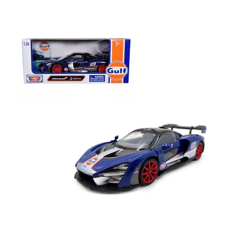 McLaren Senna Gulf Timeless Legends Motor Max Escala 1/24