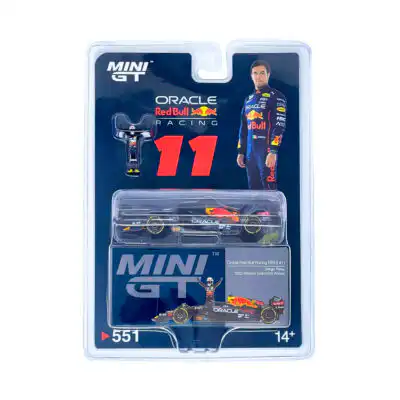 Sergio Checo Pérez RB18 Ganador GP Mónaco 2022 Mini GT 1/64