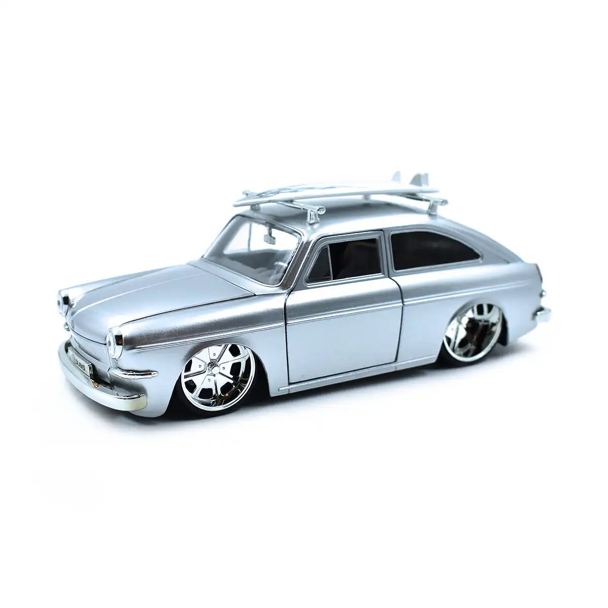 91426SILVW Volkswagen 1965 1600 TL Fastback V Dubs Jada 1/24 Sin Caja
