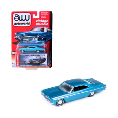 Chevy Impala SS 1966 Vintage Muscle Azul Auto World 1/64