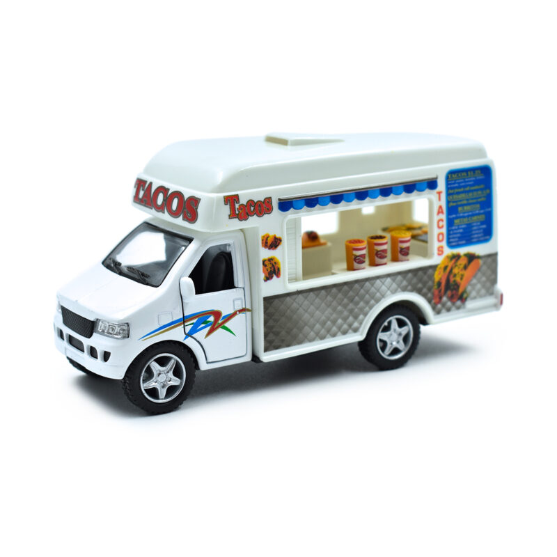 Tacos Truck Camión Taquero Kinsmart Escala 1/32 Sin Caja