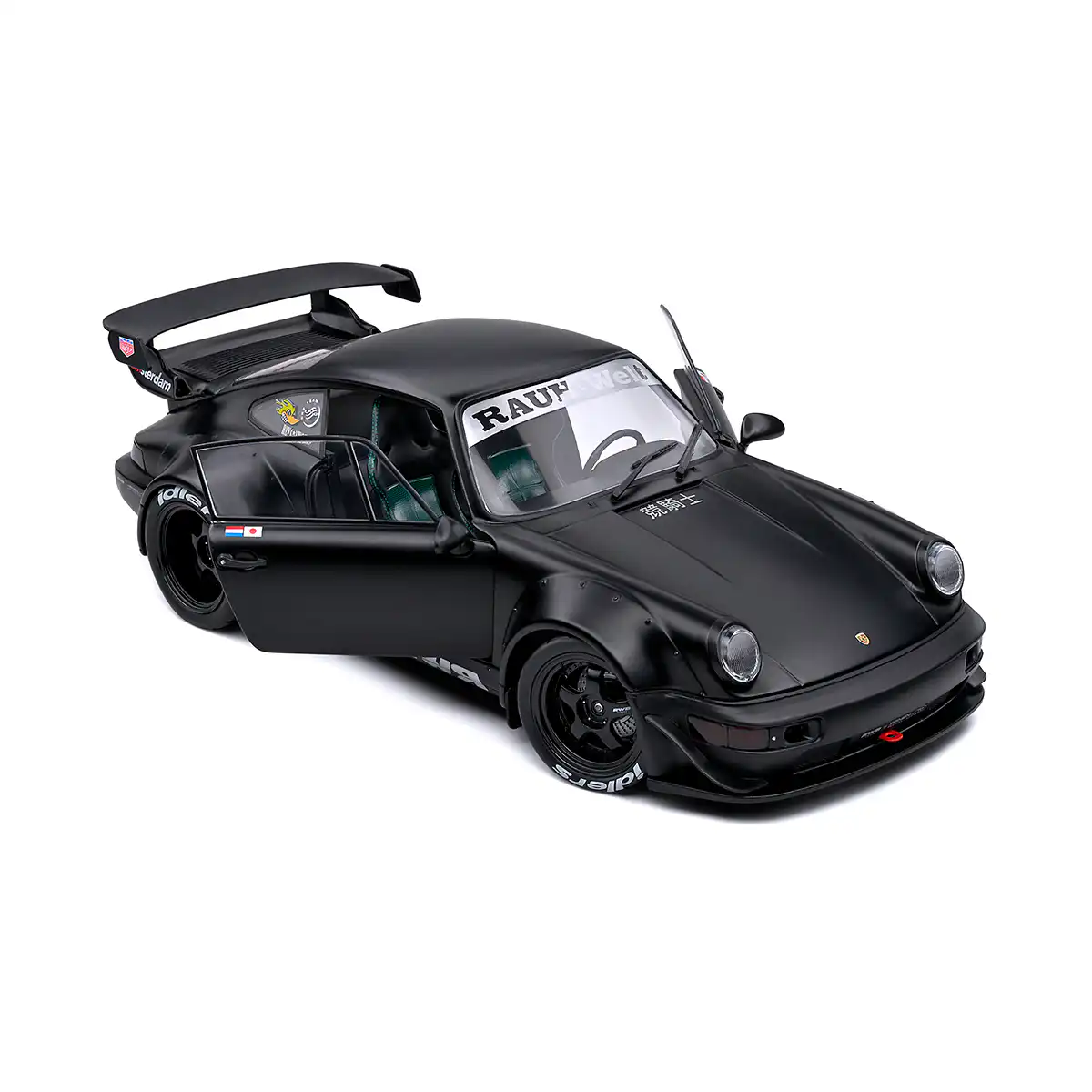 Porsche 911 964 2016 RWB Darth Vader RAUH Welt Solido 1/18 | Motoredge