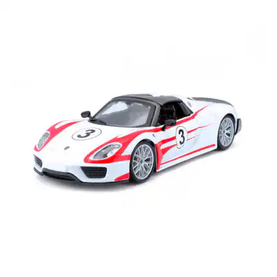 Porsche 918 Spyder Weissach Race Burago Escala 1/24 Sin Caja