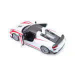 Porsche 918 Spyder Weissach Race Burago Escala 1/24 Sin Caja - Imagen 6