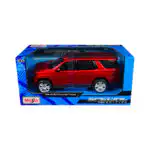 Chevrolet Tahoe 2021 SUV Rojo Maisto Special Escala 1/24 - Imagen 11