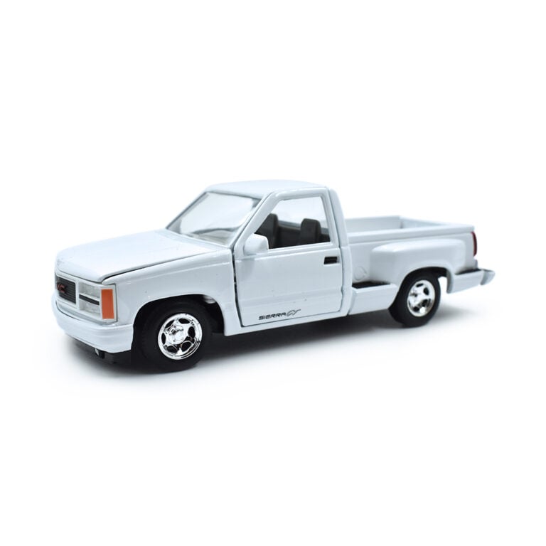 GMC Sierra GT Pickup 1992 Timeless Legends Motor Max Escala 1/24 Blanco Metal