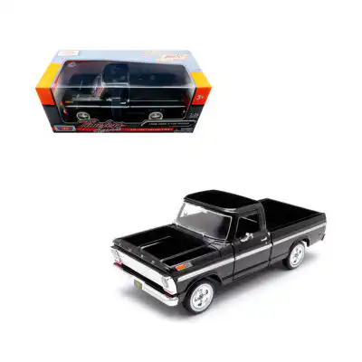 Ford F100 Pickup 1969 Timeless Legends Negro Motor Max 1/24