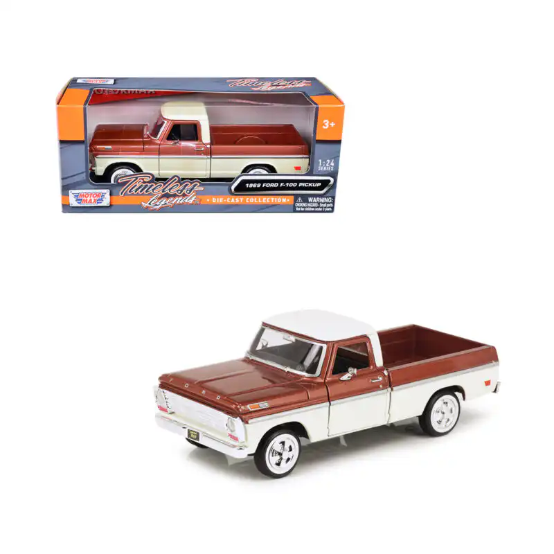 Ford F100 Pickup 1969 Timeless Legends Café Motor Max 1/24