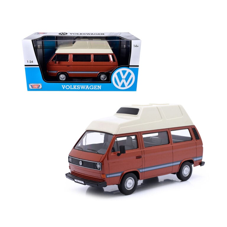 Volkswagen Combi Type 2 T3 Camper Motor Max Escala 1/24