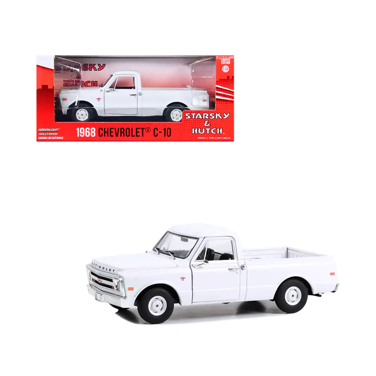 84192Chevy1 Chevrolet C10 1968 Starsky y Hutch Greenlight Escala 1/24