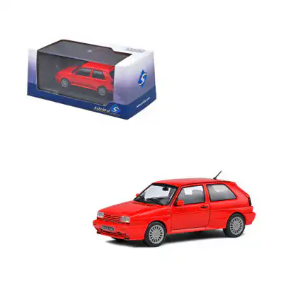 Volkswagen Golf Rally 1989 Rojo Solido Escala 1/43