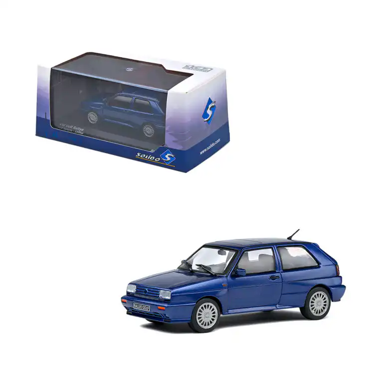 Volkswagen Golf Rally 1989 Azul Solido Escala 1/43
