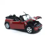 Mini Cooper S Cabrio Rojo Welly Escala 1/24 Sin Caja - Imagen 3