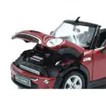 Mini Cooper S Cabrio Rojo Welly Escala 1/24 Sin Caja - Imagen 5