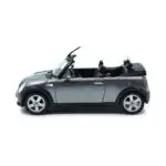 Mini Cooper S Cabrio Plata Welly Escala 1/24 Sin Caja - Imagen 5