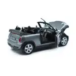 Mini Cooper S Cabrio Plata Welly Escala 1/24 Sin Caja - Imagen 7
