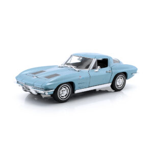Chevrolet Corvette 1963 Azul Welly Escala 1/24 Sin Caja