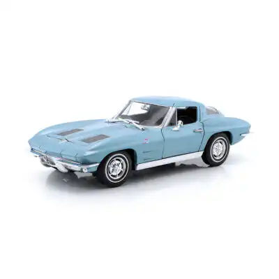Chevrolet Corvette 1963 Azul Welly Escala 1/24 Sin Caja