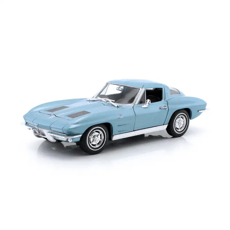 Chevrolet Corvette 1963 Azul Welly Escala 1/24 Sin Caja
