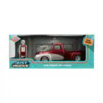 Ford F100 Pickup 1956 Just Truck Gasolinera Jada Escala 1/24 - Imagen 11