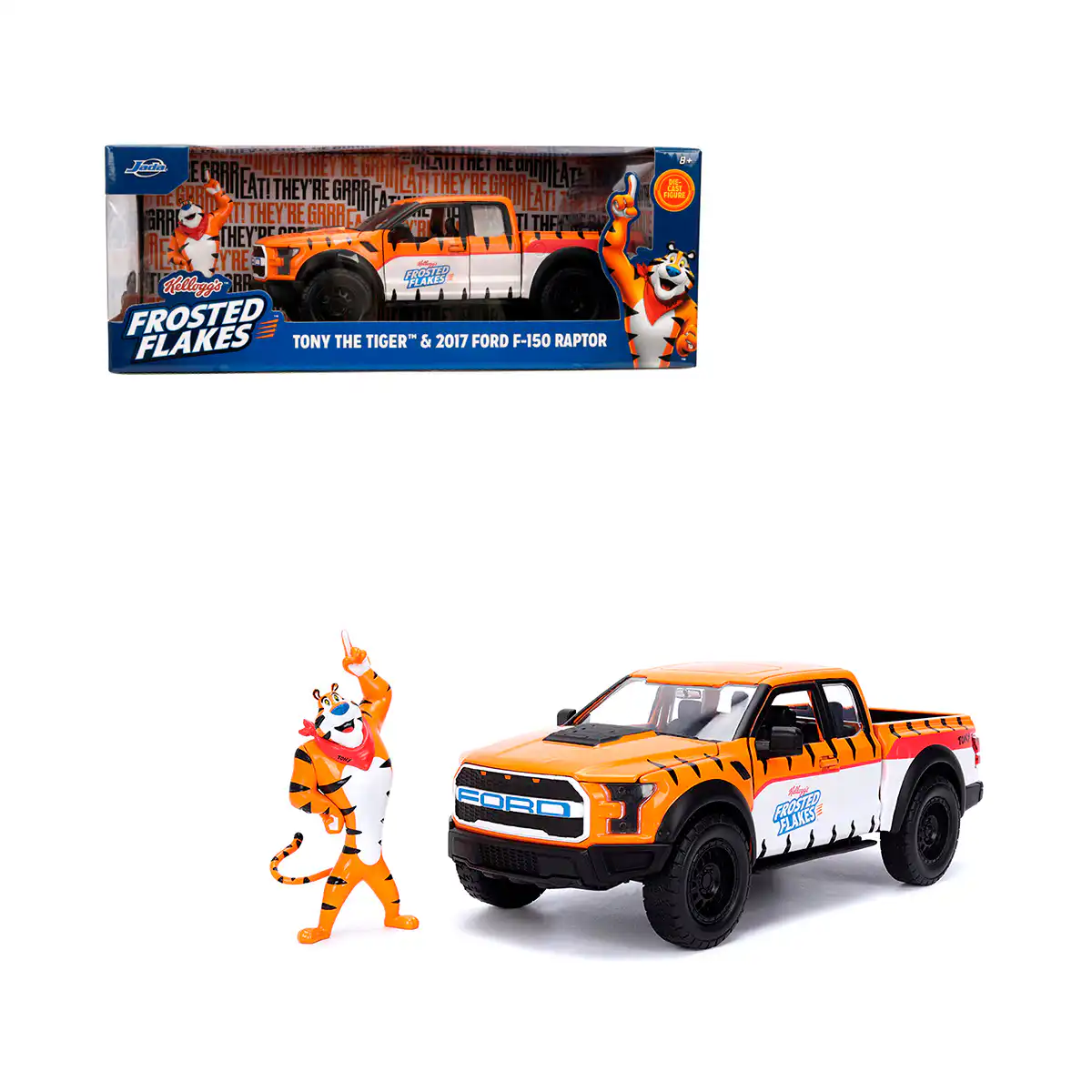 35470Ford Ford F150 Raptor 2017 Zucaritas Tigre Toño Jada Escala 1/24