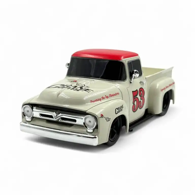 Ford F100 Pickup 1956 Crane Cams M2 Machines Escala 1/24 Crema Metal