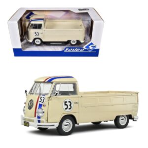 Volkswagen Combi Pickup T1 1950 Herbie Solido Escala 1/18